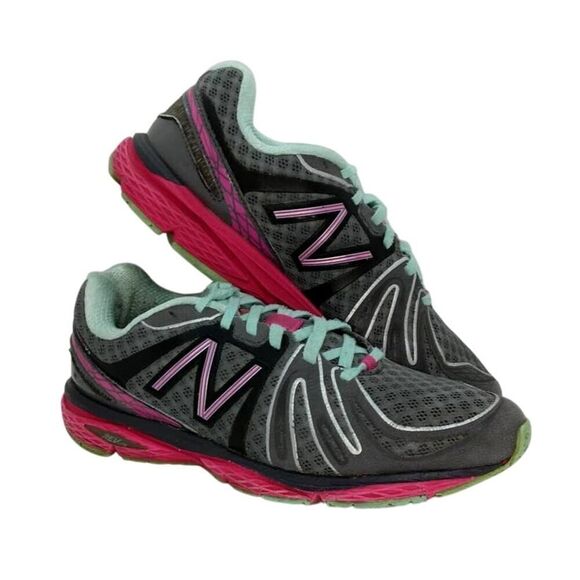 New Balance 790v3 Women's Pre-owned Gray/Pink/Turq. Running Sneakers - sz. 8 1/2 - Picture 1 of 6